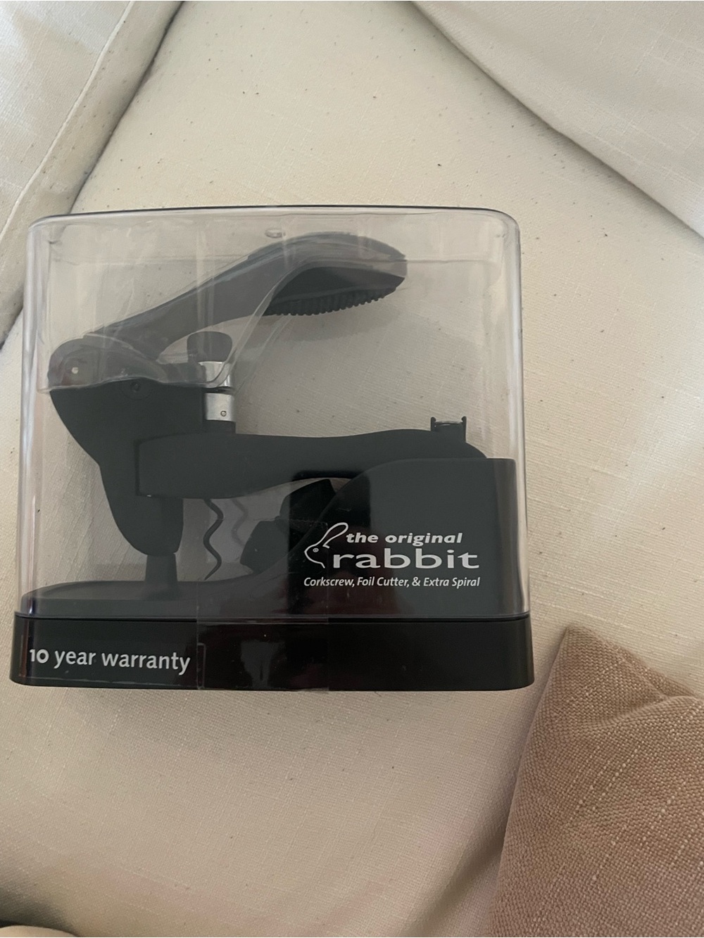 The Original Rabbit Lever Corkscrew - Black - Picture 2 of 2
